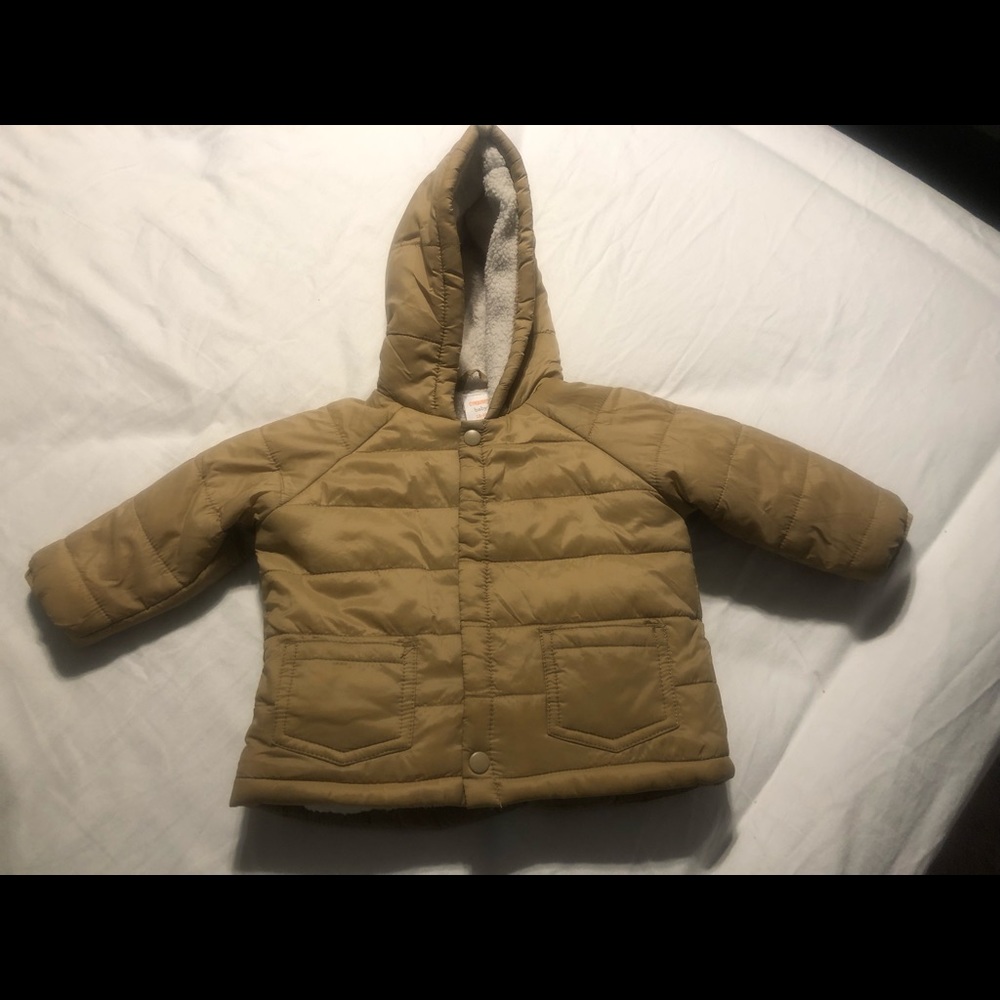 Tan coat with soft liner